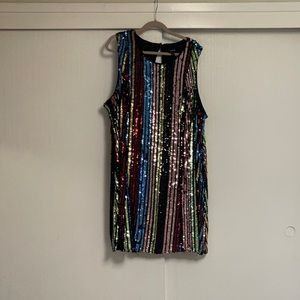Sleeveless Torrid sequin dress NWT